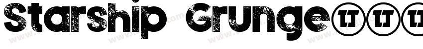 Starship Grunge字体转换